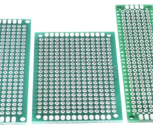 Baquela Universal. Placa prototipo de doble cara, placa de circuito PCB Universal DIY, 6x8 cm