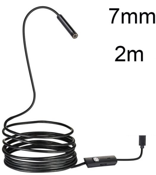 Endoscopio Android 3 en 1 para teléfono inteligente, cámara de inspección de boroscopio con USB, Micro USB, tipo C, impermeable, 7MM, 5,5 - Image 3