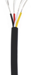 Cable 4x26Awg Encauchetado (4 hilos) x (metro)