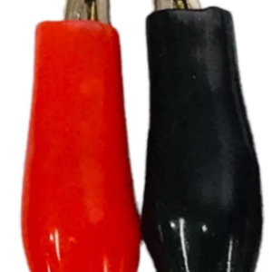 Caimanes eléctricos medianos (par) uno rojo uno negro
