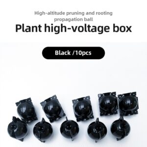 Caja de cultivo de bolas para obtención de esquejes. Propaga las raíces de un nuevo esqueje en la planta. Reutilizable. 10 piezas