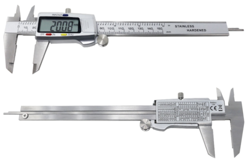 Calibrador Vernier Digital Profesional en acero inoxidable de 6 pulgadas y 150mm, herramienta de medición de Micrómetro, regla de profundidad, paquímetro Messschieber - Image 2