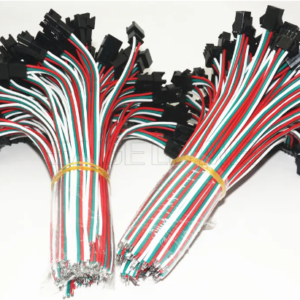 Conector led macho/hembra JST SM 3 pines, (Par) cable para tira de luces led, controlador de lámpara