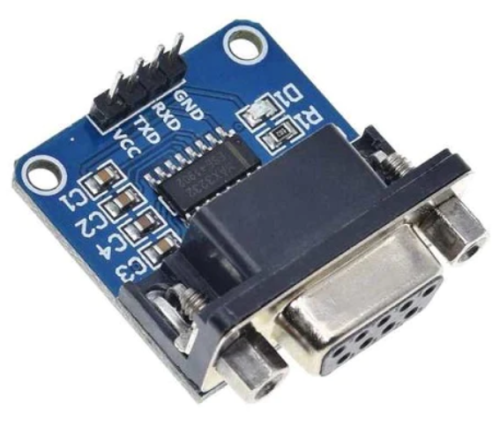 Módulo Conversor RS232 con MAX3232 DB9 Hembra a datos TTL