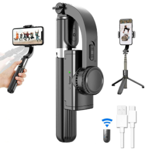 GIMBAL Estabilizador de cardán de mano L08 para teléfono móvil, soporte de palo de Selfie ajustable.