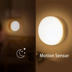 Lámpara LED de noche, Sensor de movimiento inteligente, iluminación automática de emergencia de carga USB