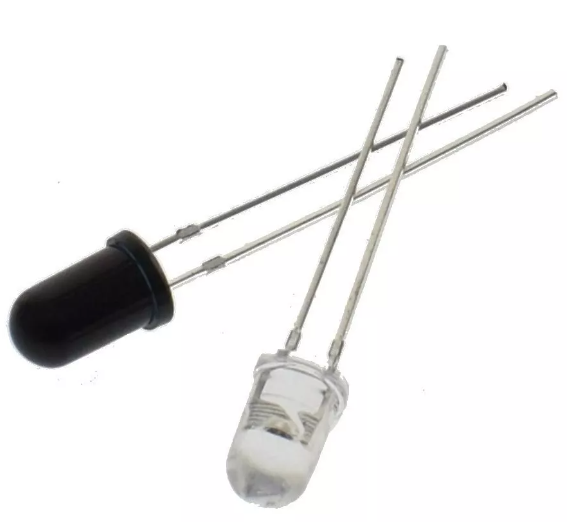 LED IR emisor y receptor 3mm (pareja)