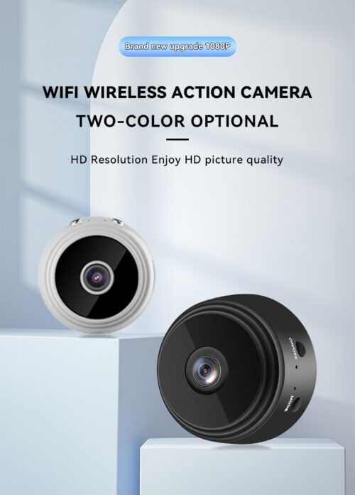 Minicámara A9 WiFi HD 1080p, grabadora de vídeo inalámbrica, grabadora de voz, monitoreo de seguridad, hogar inteligente para bebés y mascotas - Image 2