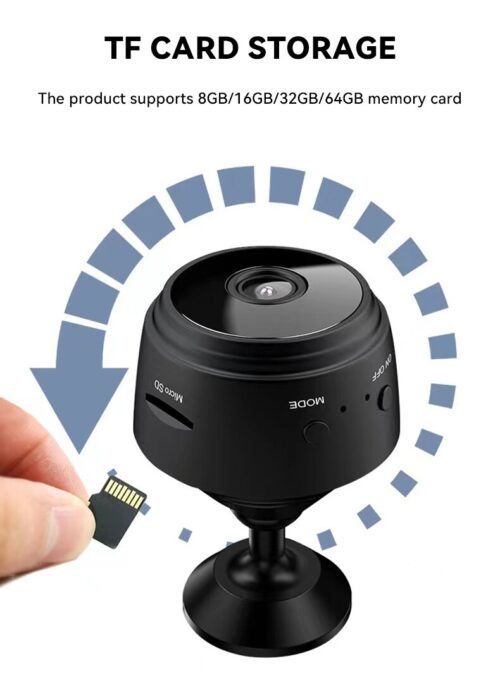 Minicámara A9 WiFi HD 1080p, grabadora de vídeo inalámbrica, grabadora de voz, monitoreo de seguridad, hogar inteligente para bebés y mascotas - Image 3