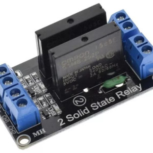 Módulo Relevo de estado sólido SSR de 2 Ch Arduino
