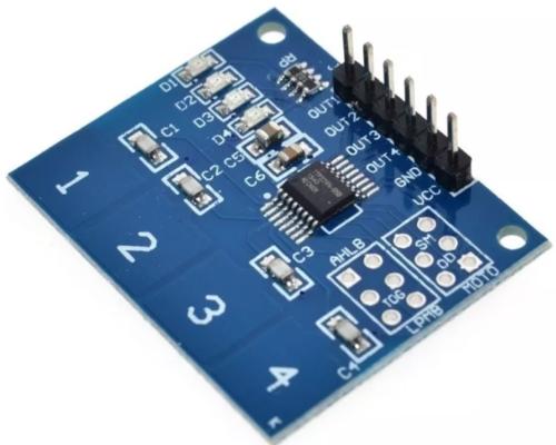 Sensor Touch 4 Canales  TTP224 Teclado Maticial