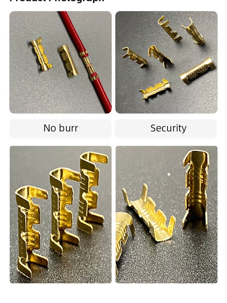 Terminal de crimpado para union de cables U, lengüeta de 100 a 1,5 mm2, Conector de bloque de terminales doble. Paquete de 200 unidades - Image 3