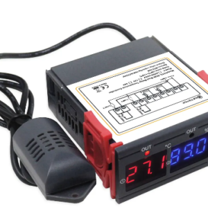 Termómetro e Higrómetro digital STC 3028 AC 110V 220V DC 12V para control de proceso e incubadoras