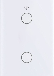 Tuya WiFi US Smart Light Switch 120 tipo panel táctil de pared. Compatible con Alexa Google Home