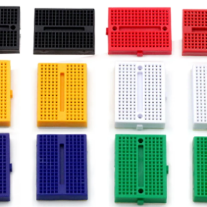 Miniprotoboard 170 puntos. Colores varios