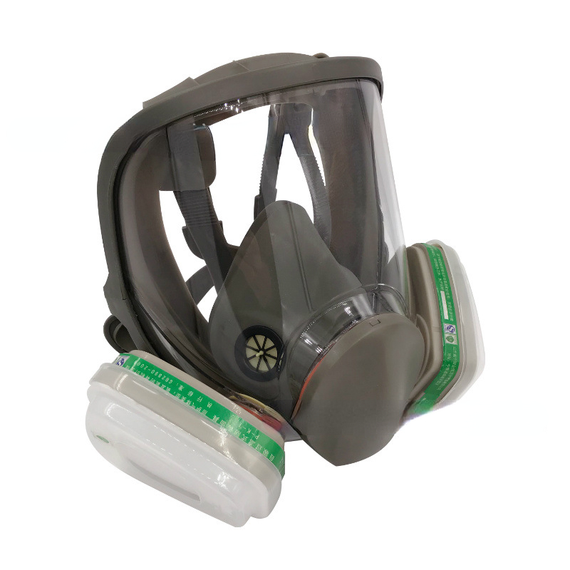 Máscara de Gas Antivaho 6800, respirador Industrial para pulverización de pintura, filtro de seguridad para trabajo, a prueba de polvo, protección facial completa de formaldehído - Image 2