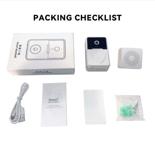 Timbre inalámbrico para exteriores, cámara HD de seguridad con visión nocturna, intercomunicador de video, cambio de voz para monitor del hogar por teléfono. - Image 7
