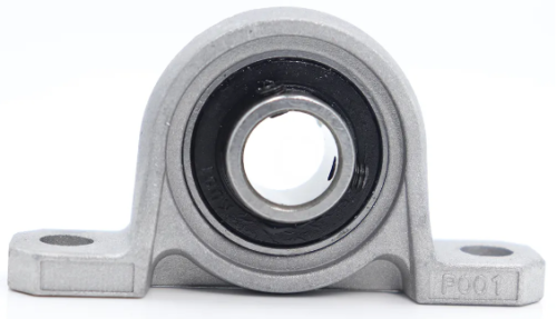Chumacera tipo KP08, soporte de rodamiento de bolas de aleación de Zinc,  diámetro de 8mm