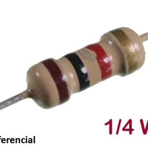 Resistencias de 1/4 de W